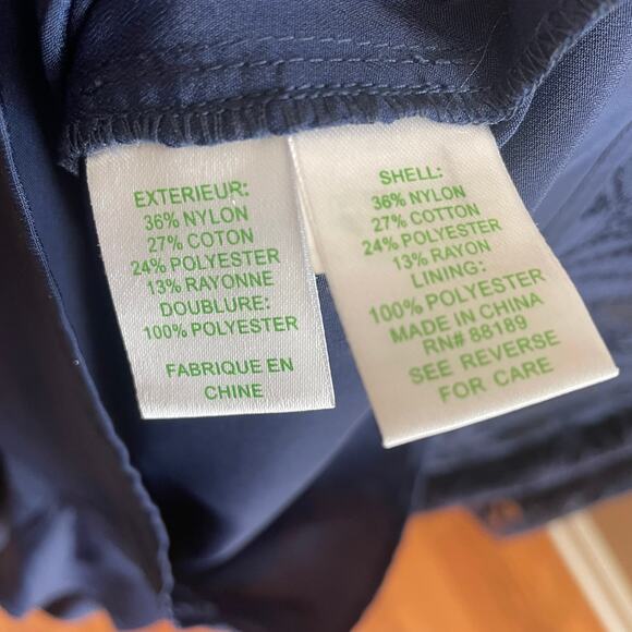 Lilly Pulitzer Jackelin Romper Size 12 Fern Gallery Lace Navy Blue Bell Sleeve - Picture 6 of 10